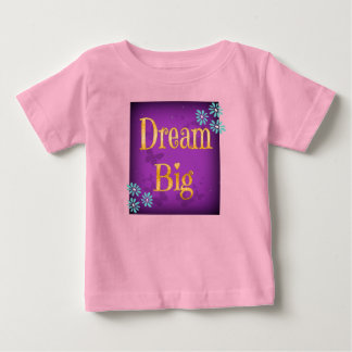 Dream Big Flowers Butterflies Kid's Child's Baby T-Shirt