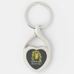 "Dream Big – Giraffe Keychain"Keychains Keychain