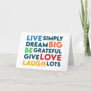 Dream Big Holiday Card