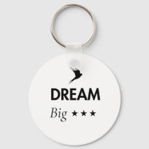 Dream Big Inspirational Keychain | Motivational 