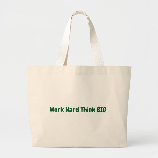 Dream Big Large Tote Bag (Front)