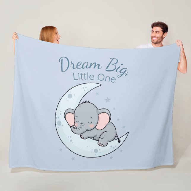 Dream Big, Little One Fleece Blanket (In Situ)