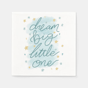 Dream Big Little One Pastel Stars Napkin