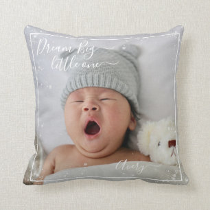 Dream big little one personalizable throw pillow