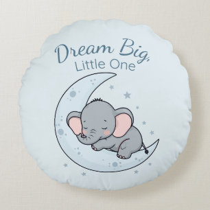 Dream Big, Little One Round Pillow