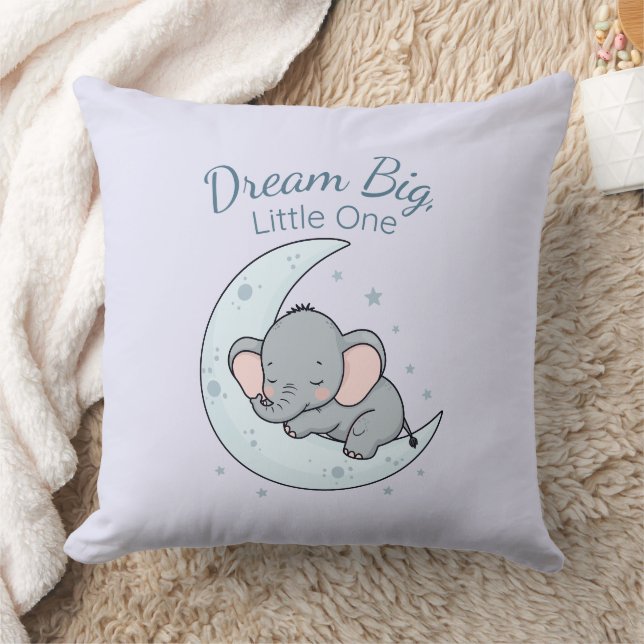 Dream Big, Little One Throw Pillow (Blanket)