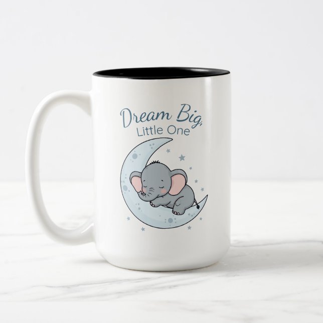 Dream Big, Little One Two-Tone Coffee Mug (Left)