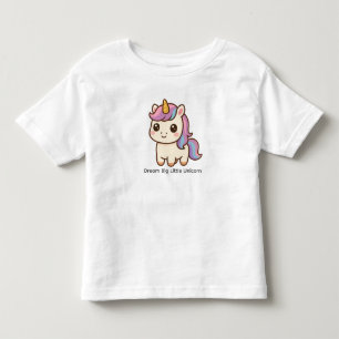 Dream Big Little Unicorn – Kawaii Toddler Girl T-S T-shirt