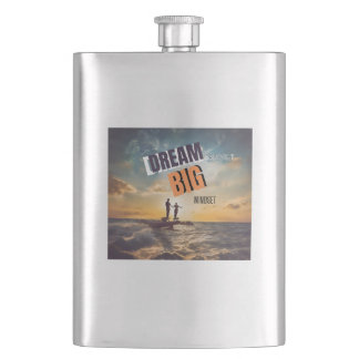 DREAM BIG MINDSET HIP FLASK