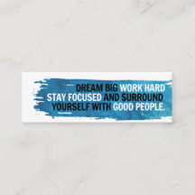 Dream Big Mini Card w/ I Heart Referral Back