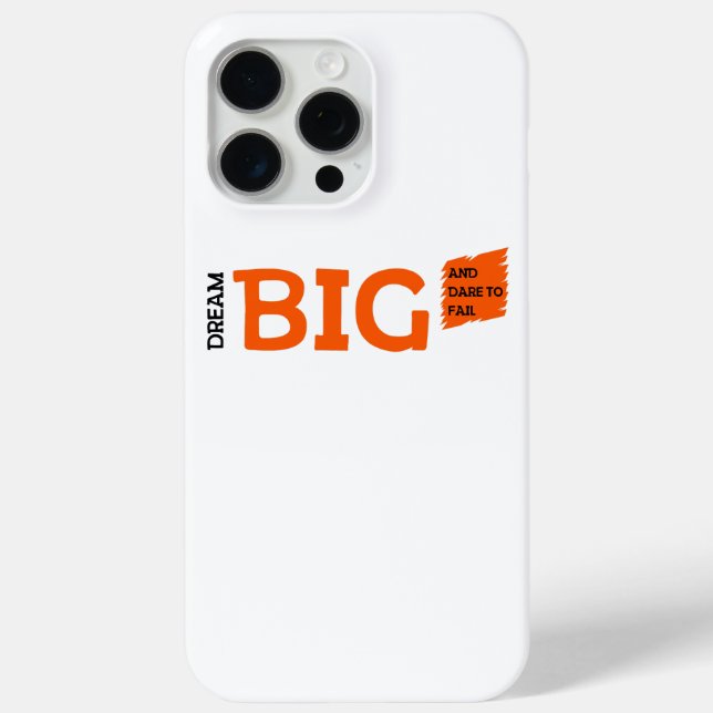 Dream Big Motivation Case-Mate iPhone Case (Back)