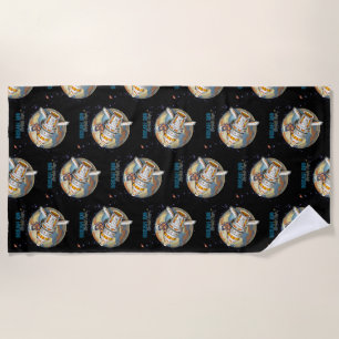 DREAM BIG ORBIT FAR BEACH TOWEL
