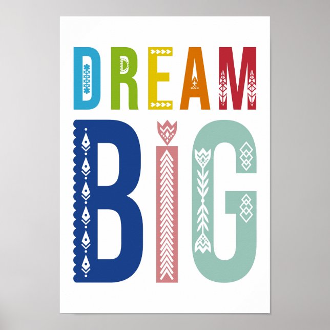Dream big poster (Front)