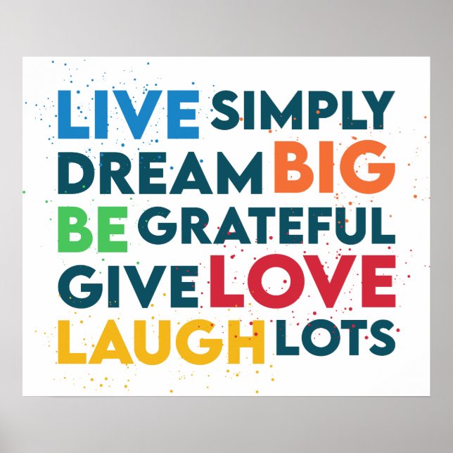 Dream Big Poster (Front)