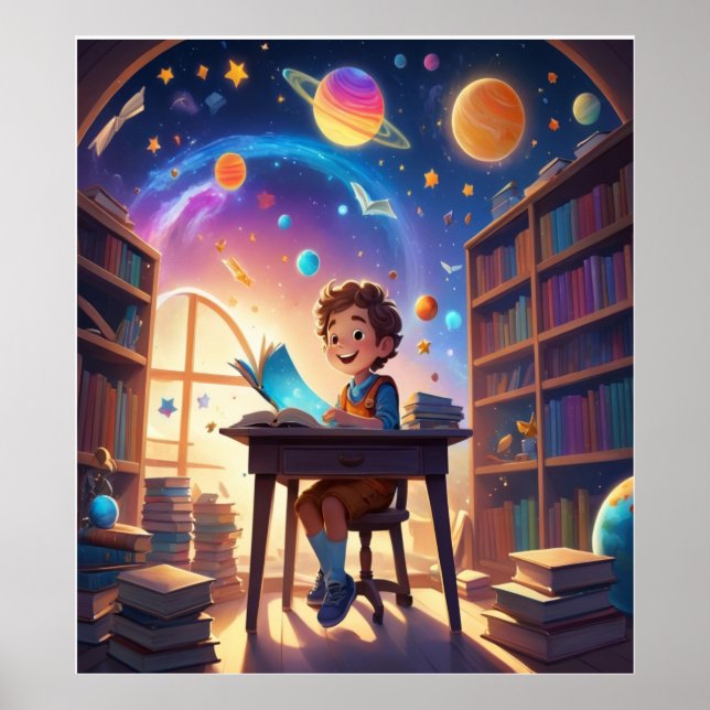 "Dream Big : Poster encadré pour l'apprentissage s (Devant)