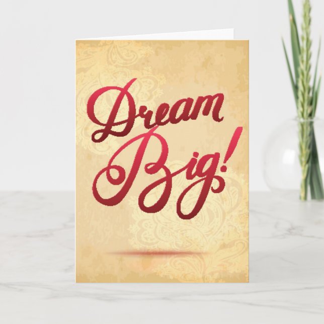 Dream Big Red Card (Front)