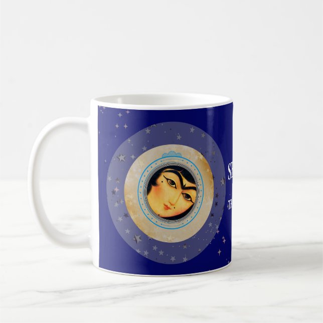 Dream Big, Shine Bright - Girl with Stars Mug (Gauche)