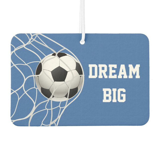 Dream Big Soccer Air Freshener (Front)