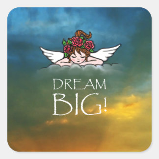 Dream Big Square Sticker