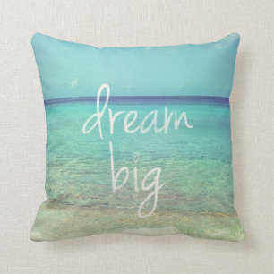 Dream big throw pillow