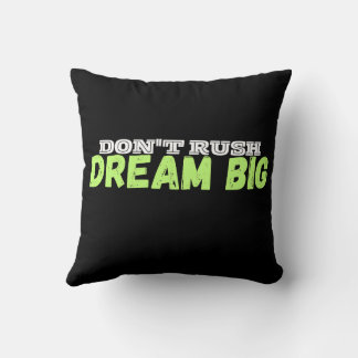 dream big throw pillow
