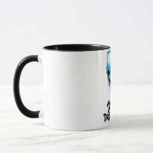 Dream Big   Vibrant Basketball Slam Dunk Color  Mug