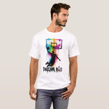 Dream Big | Vibrant Basketball Slam Dunk Colour