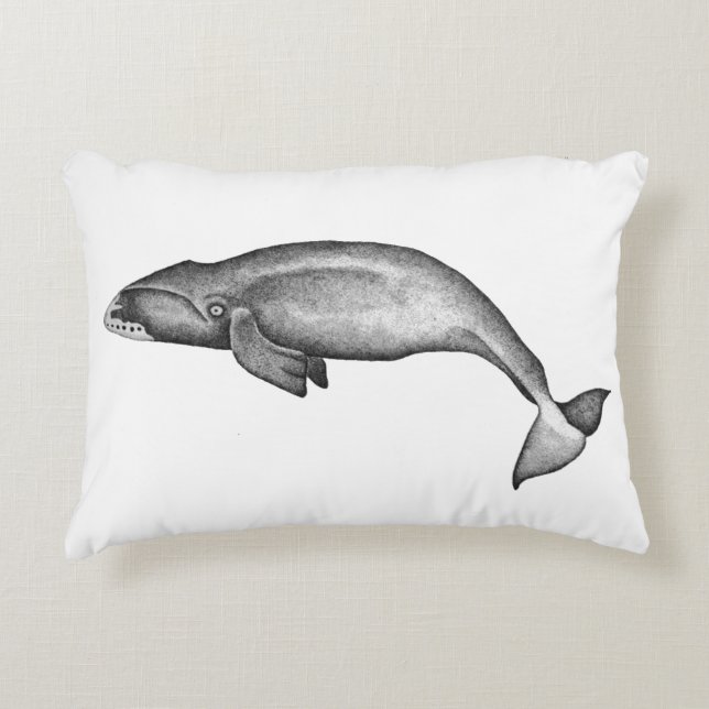 Dream Big Whale Accent Pillow (Front)