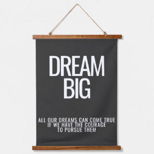Dream Big Wood Topped Tapestry