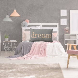 Dream boho peach dreamy lumbar pillow