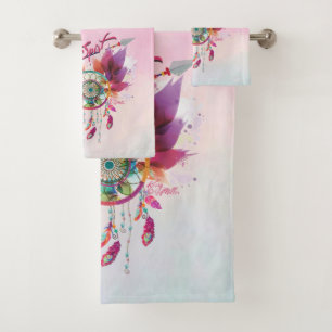 Dream Catcher And Arrow Bath Towel Set