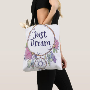 Dream catcher art design ladies bag
