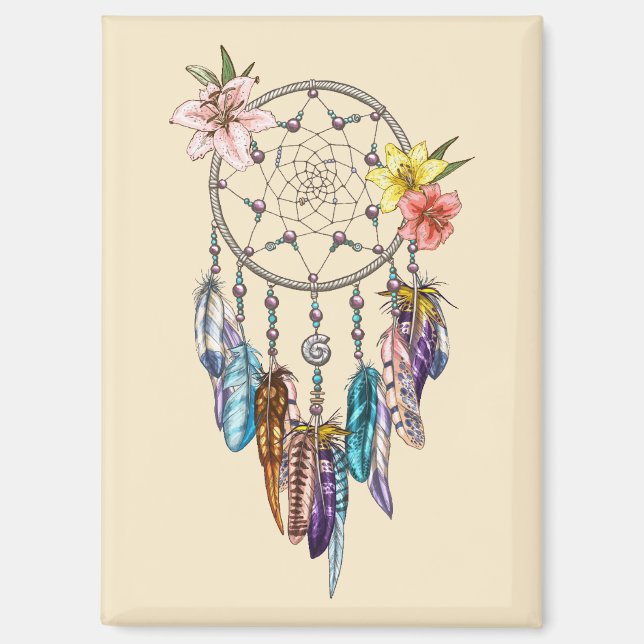Dream catcher Background Magnet (Front)