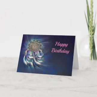 Dream catcher Birthday card