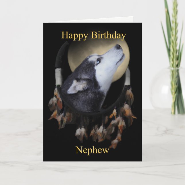 Dream Catcher Bonne Carte Nephew Anniversaire (Devant)