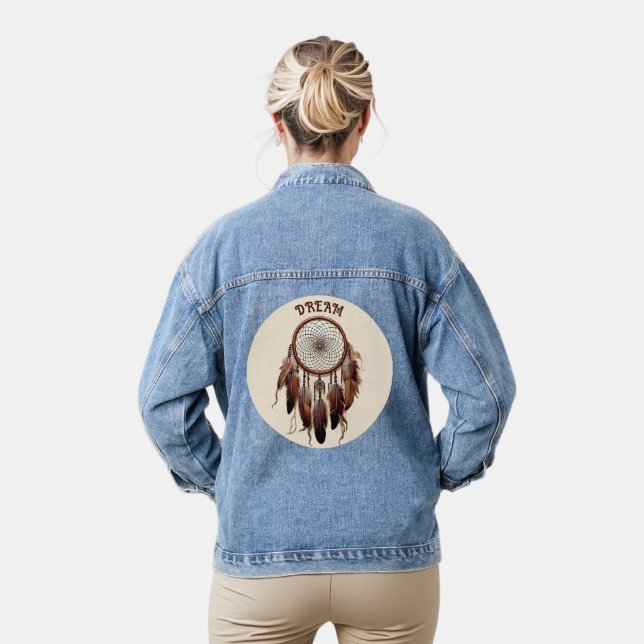 Dream Catcher Denim Jacket (Model)
