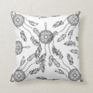 Dream Catcher Design Throw Pillow