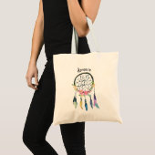 Dream Catcher Feather Tote Bag (Front (Product))