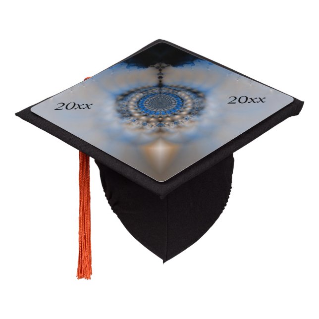 Dream Catcher Fractal Graduation Cap Topper (Angled)