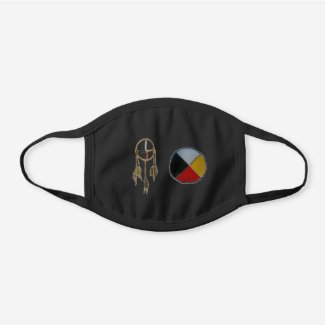 Dream Catcher Medicine Wheel Cotton Face Mask