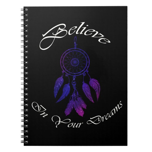 Dream Catcher Motivational quotes Notebook (Front)