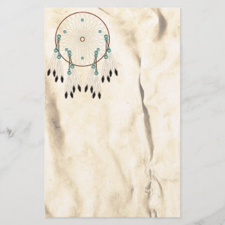 Dream Catcher Native American Stationery