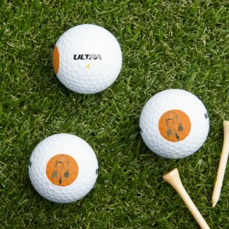 Dream Catcher Orange 3pk Wilson Golf Balls