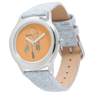 Dream Catcher Orange Kids Watch