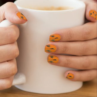 Dream Catcher Orange Minx Nail Art Decals