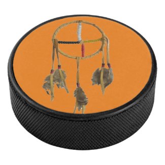 Dream Catcher Orange Puck