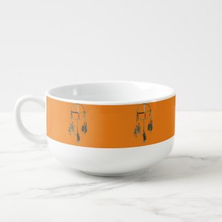 Dream Catcher Orange Soup Mug