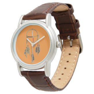 Dream Catcher Orange Women's Watch