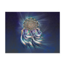 Dream catcher postcard