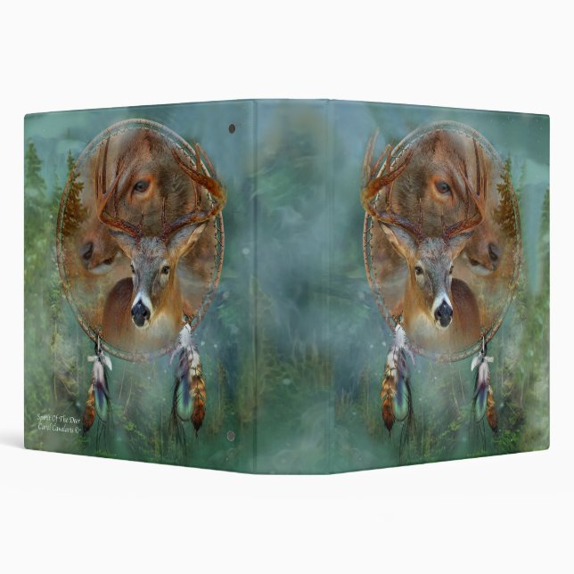 Dream Catcher Series-Spirit Of The Deer Art Binder (Background)